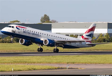 Embraer 190sr Erj 190 100sr British Airways Ba Cityflyer Aviation Photo 4373521