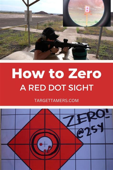 How To Zero A Red Dot Sight Bullet Drop Red Dot Scope Red Dot Sight