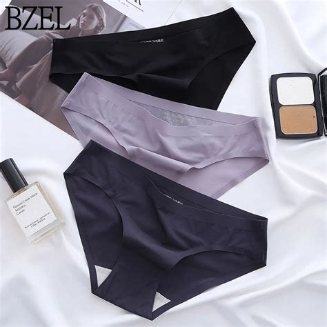 BZEL Seamless Women S Panties Sexy Low Rise Underwear Skin Friendly Lingerie Sports Breathable