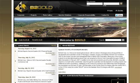 B2Gold Corp. | Projects | Relentless Technology