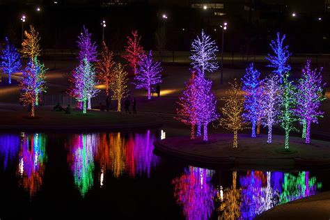 Vitruvian Park Holiday Lights Photograph By John Babis Fine Art America