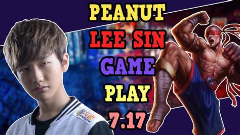 Skt T Peanut Lee S N Jungle Gameplay Season Challenger Korean