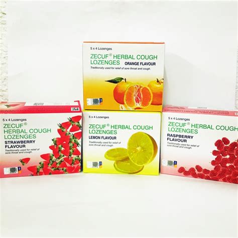 Zecuf Herbal Cough Lozenges 5x4 Shopee Malaysia