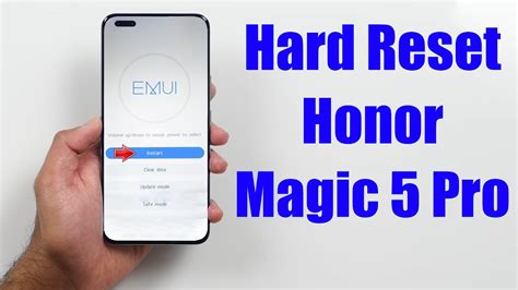 Hard Reset Honor Magic 5 Pro Factory Reset Remove Pattern Lock