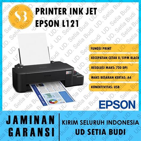 Jual Produk Terbaik Printer Epson L121 Pengganti Epson L120 Print