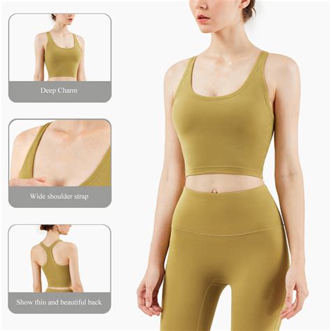 Nuls Nude Sports Underwear Women Shockproof New Vest Style Fitness Running Sports Bra Sports