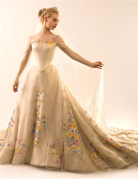 Lily James For Cinderella 2015 Wedding Dresses Cinderella Disney