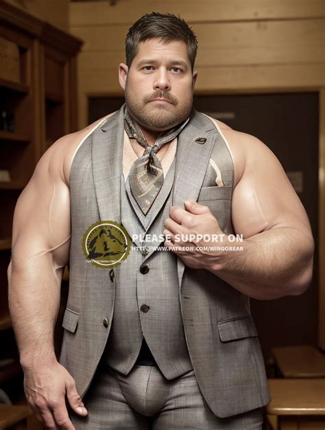 GaybearArt NSFW 18 On Twitter Bara Of March 11 SFW Bara Baraart Male Dad SFW Gay