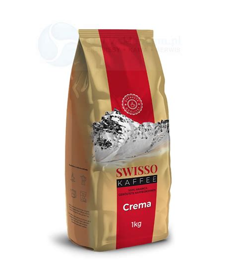 Swisso Kaffee Crema Kawa ziarnista 100% Arabica 1kg