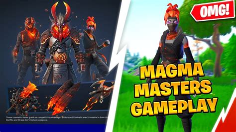 Leaked Fortnite Magma Masters Pack Locker Gameplay Showcase YouTube