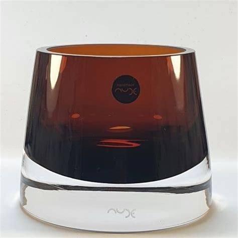 Paşabahçe 28415 Nude Joy Kristal Amber Mumluk 2 Adet