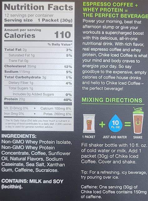 chike protein coffee single packets ambari nutrition