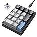 Amazon Kisnt Mechanical Number Pad Hot Swappable Numpad Wired USB 17 Keys Numeric Keypad