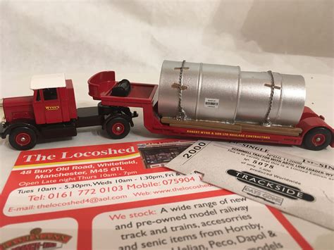 Lledo Days Gone Trackside Scammell Tractor With Artic Low Loader And