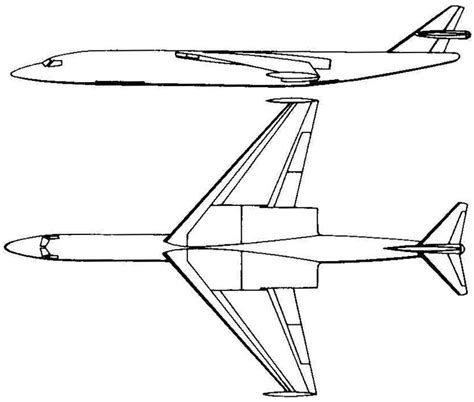 Boeing Xb 59” Model Number 701 Was A 1950s Proposal For A United