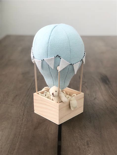 Hot Air Balloon Diaper Cake Travel Adventure Baby Shower Centerpiece
