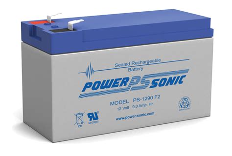 Powersonic Ps 1290 F2 12v 9ah F2 Battery Kiesub Electronics Las Vegas