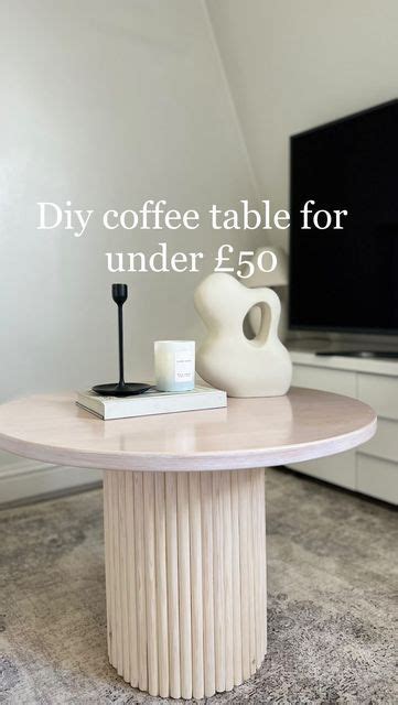 Fluted Coffee Table Diy Tutorial