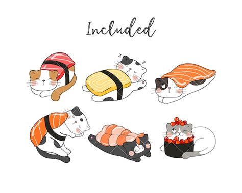 Cute Cat Sushi