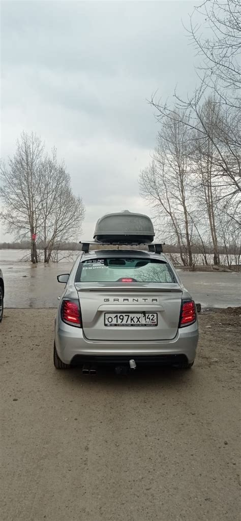 [Фонари в стиле АМГ с лексус поворотниками ] — Lada Гранта (2G) FL, 1,6 ...