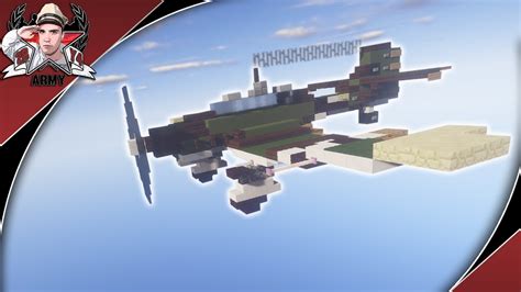 Minecraft Ww2 Junkers Ju 87 Stuka Dive Bomber Aircraft Tutorial In