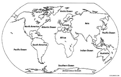 printable world map coloring page  kids