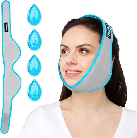 Buy Face Ice Pack For Jaw Reusable Hot Or Cold Compress Therapy Gel Pack For Wisdom Teeth