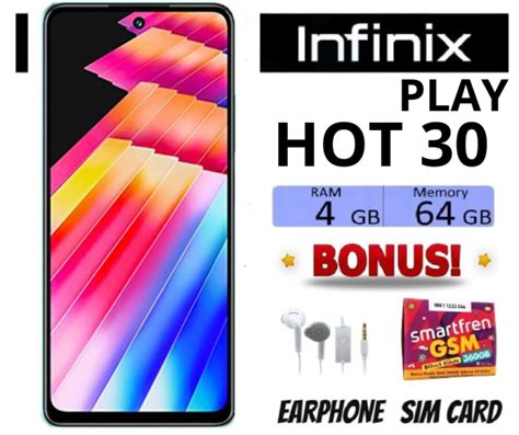 Infinix Hot Play Ram Gb Rom Gb Main Camera Mp Bergaransi Lazada Indonesia