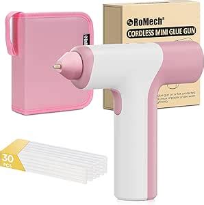 Amazon Romech Cordless Hot Glue Gun Auto Dispensing Craft Glue Gun With Pcs Glue Sticks