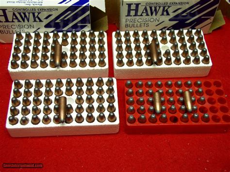 BULLETS 9.3 mm/.366" HAWK, HORNADY AND BARNES for sale