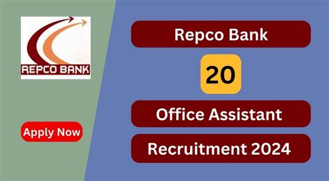 Repco Bank Recruitment 2024 20 Office Assistant Posts Apply Now