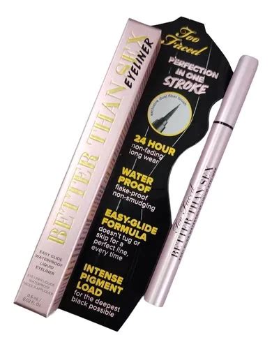 Delineador De Ojos Impermeable Too Faced Better Than Sex Color Negro Efecto Mate Mercadolibre