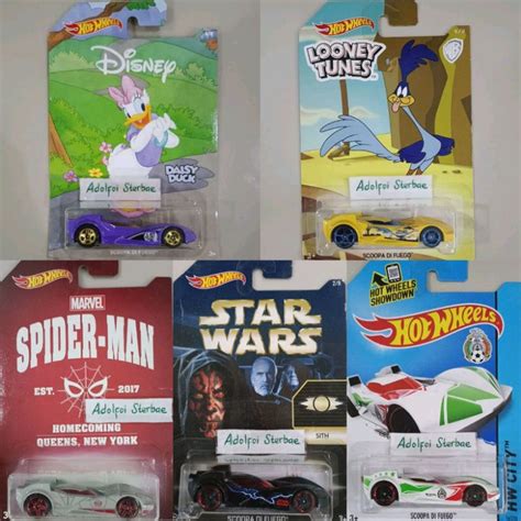 HOT WHEELS MARVEL Hotwheels 風火輪 scoopa di fuego wb looney tu 蝦皮購物