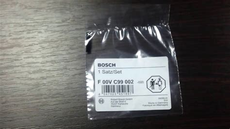 BOSCH F00VC99002 (5600709019) Ремкомплект форсунки Common Rail - YouTube