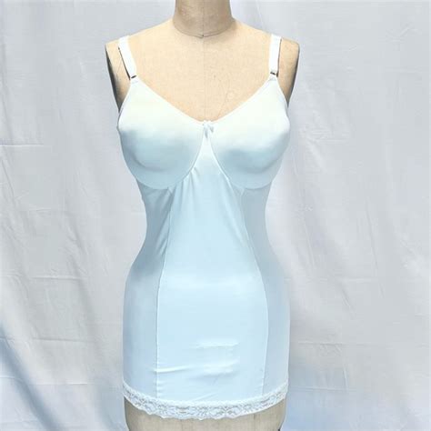 Vintage Intimates Sleepwear Vintage Cabernet One Piece Girdle Shapewear Bra Slip Lingerie