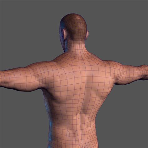 Naked Man Character 3D Model By 123IGOR