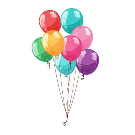Premium Vector Party Balloons