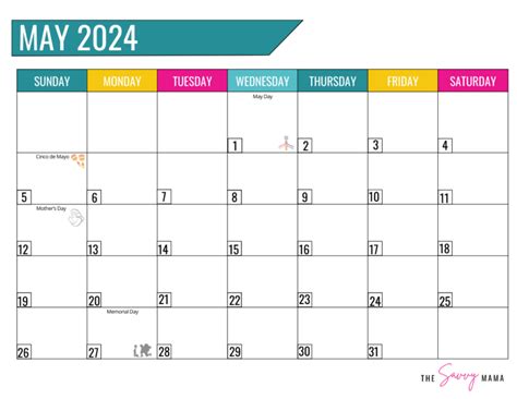 Free May Calendar 2024 To Plan Your Month