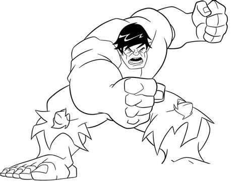 hulk smash coloring pages  getcoloringscom  printable
