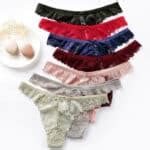 Full Lace Stretch Femboy Bikini Thong Cute Sissy