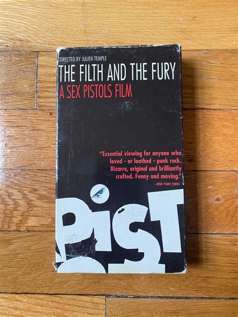 Sex Pistols The Filth And The Fury Vintage VHS Sid Vicious 1977 Punk Etsy