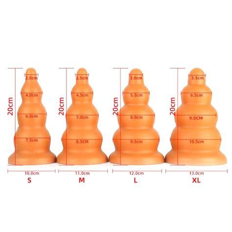 Plug Anale In Silicone Grandi Dimensioni Con Ventosa Sex Toys Fisting