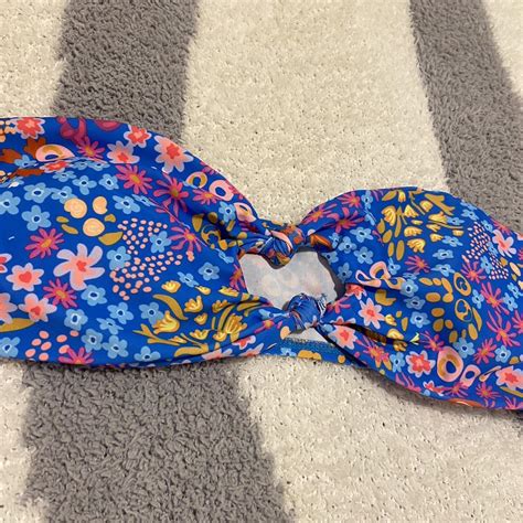 Never Worn Nwot Bikini Top Super Flattering Cut Depop
