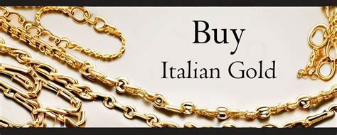 Gold Jewellery in Italy