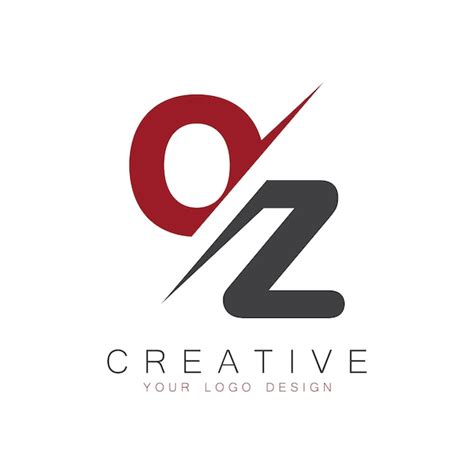 Premium Vector OZ Initial Monogram With Letter Creative Logo