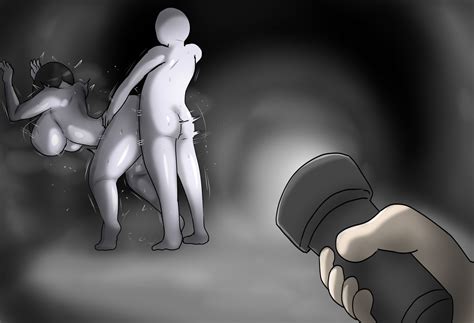 Enigi Yamamura Sadako Original Highres Boy Girl Other Ass Bald Black Hair Breasts