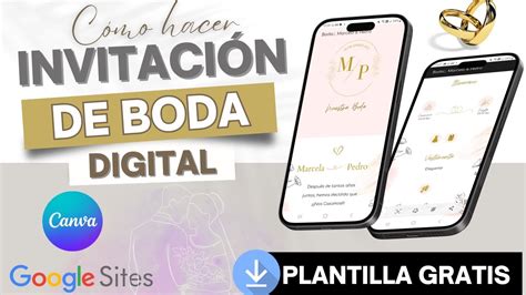 Como Hacer Invitacion Para Boda Digital Interactiva Plantilla Youtube