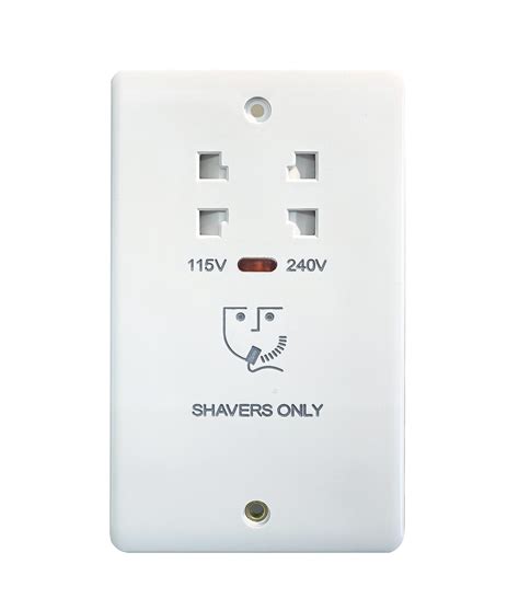 Slim Shaver Socket Dual Voltage