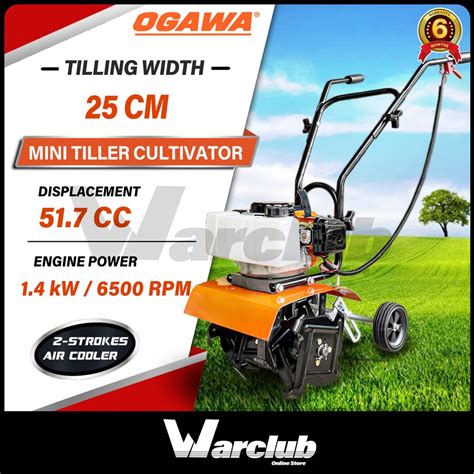 Warclub Ogawa Mini Tiller Cultivator Cc Rotary Mini Tiller Olt