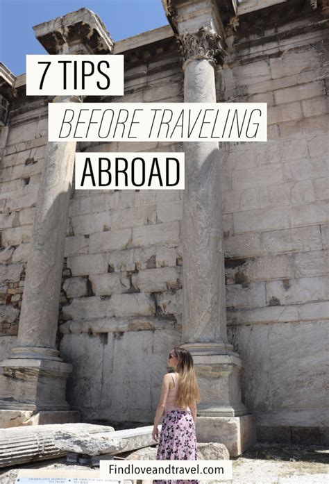 7 Tips Before Traveling Abroad - Find Love and Travel